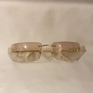 Versace Vintage Gold Medusa Rimless Sunglasses Y2K Unisex MOD N37 N30/537 Versace | Accessories | Versace Sunglasses | Poshmark main image 4